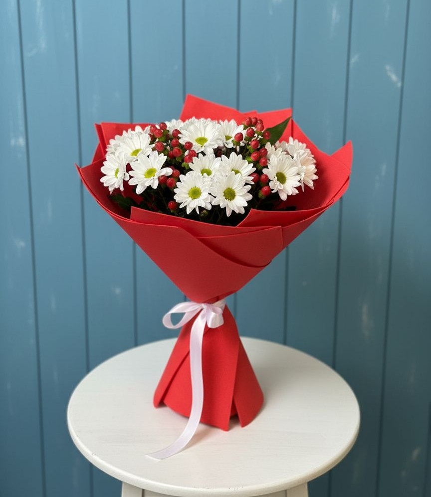 Букет цветов из: Хризантемы в Сернуре