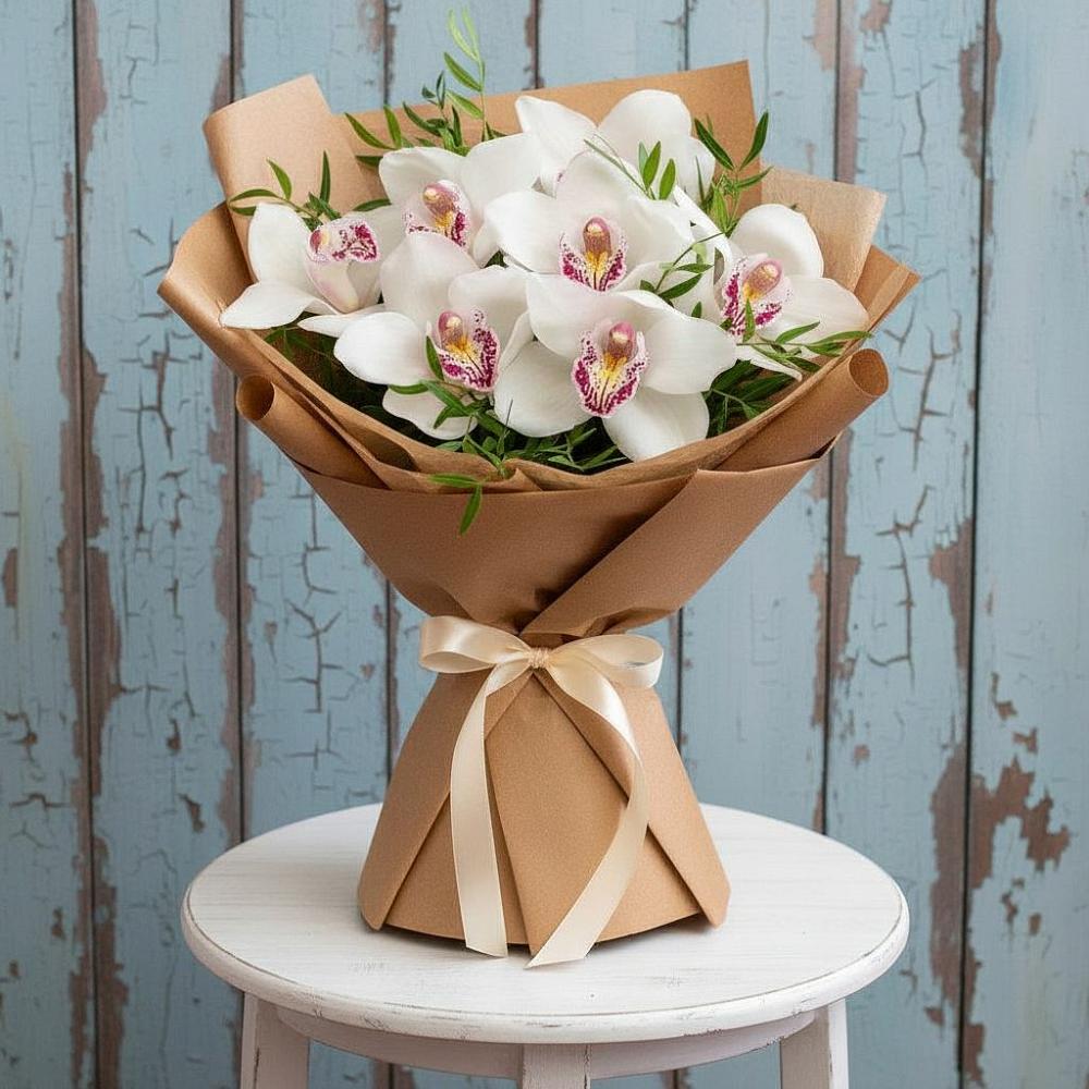 Букет цветов из: Орхидеи и Розы в Сернуре