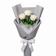 Букет 3 белые розы #REPLACE_PRED# Сернуре