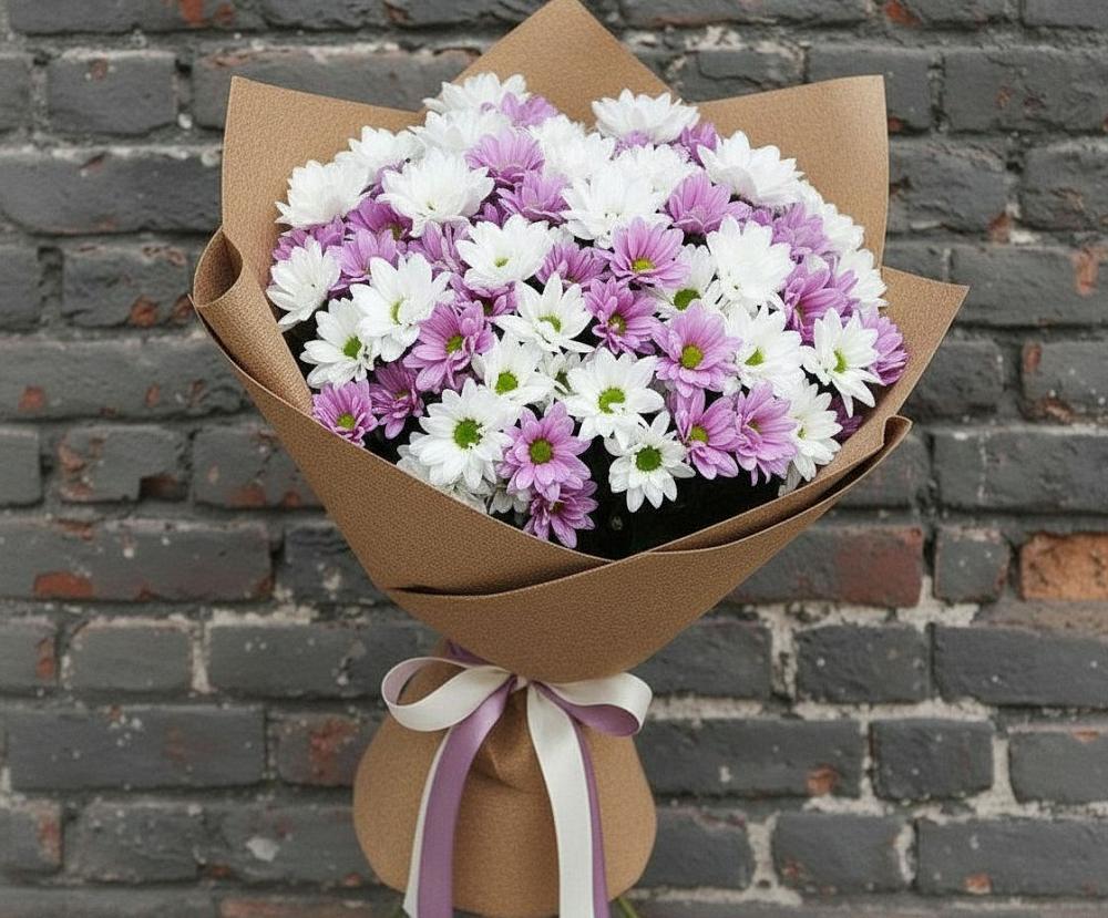 Букет цветов из: Хризантемы в Сернуре