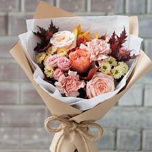 Букет цветов из:  Гвоздики, Хризантемы и Розы в Сернуре
