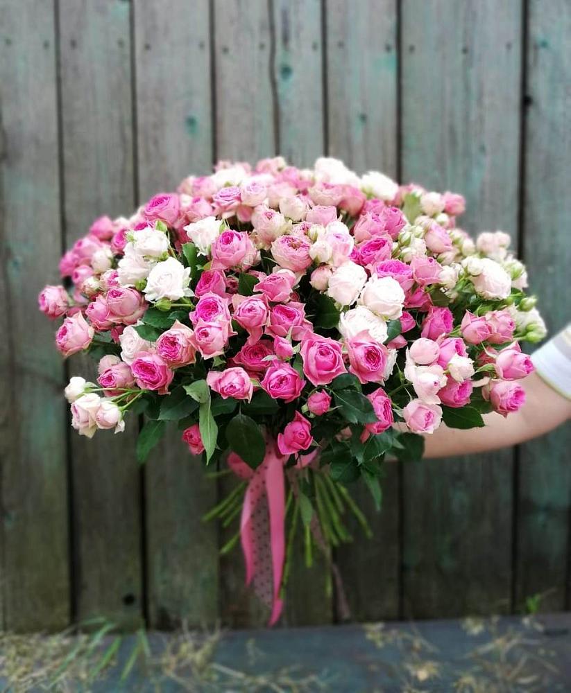 Букет Розовые кустовые розы Натали и Лав Лидия в Сернуре