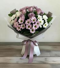 Букет цветов из:  Хризантемы и Розы в Сернуре