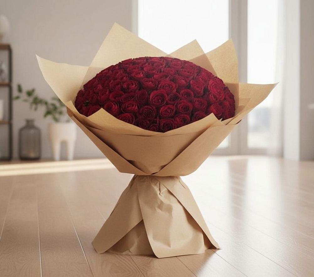 Букет 101 Красная роза в Сернуре