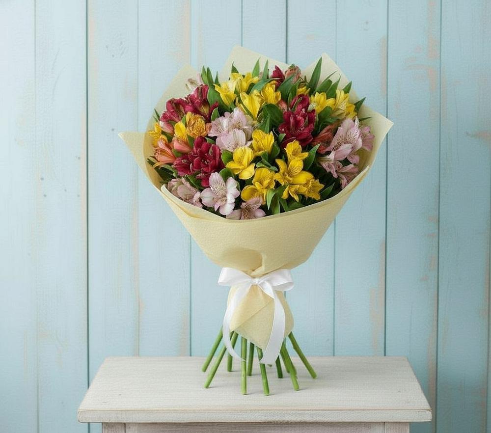 Букет цветов из: Альстромерии в Сернуре