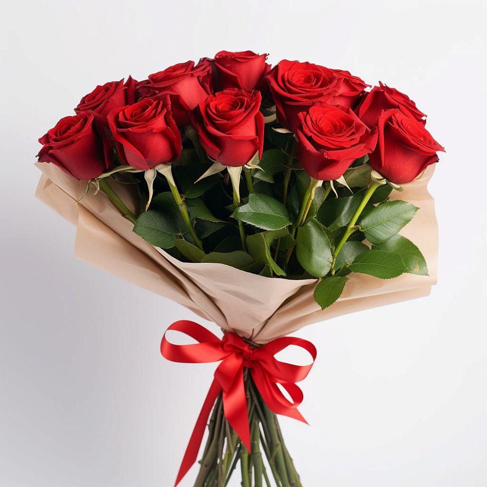 Букет 11 Красных роз Эдлесс Лав в Сернуре